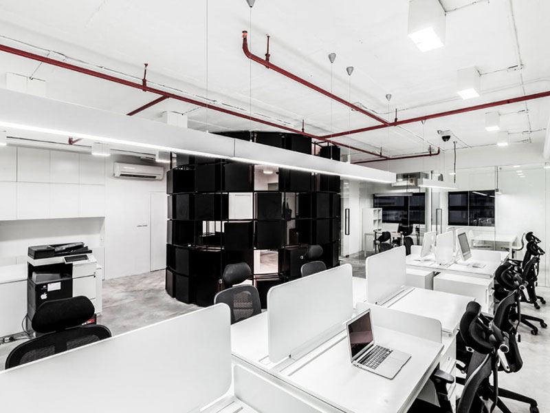 兔子的故事簡(jiǎn)約辦公室裝修設(shè)計(jì)案例