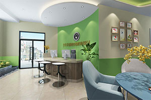 少兒教育培訓裝修全景效果圖